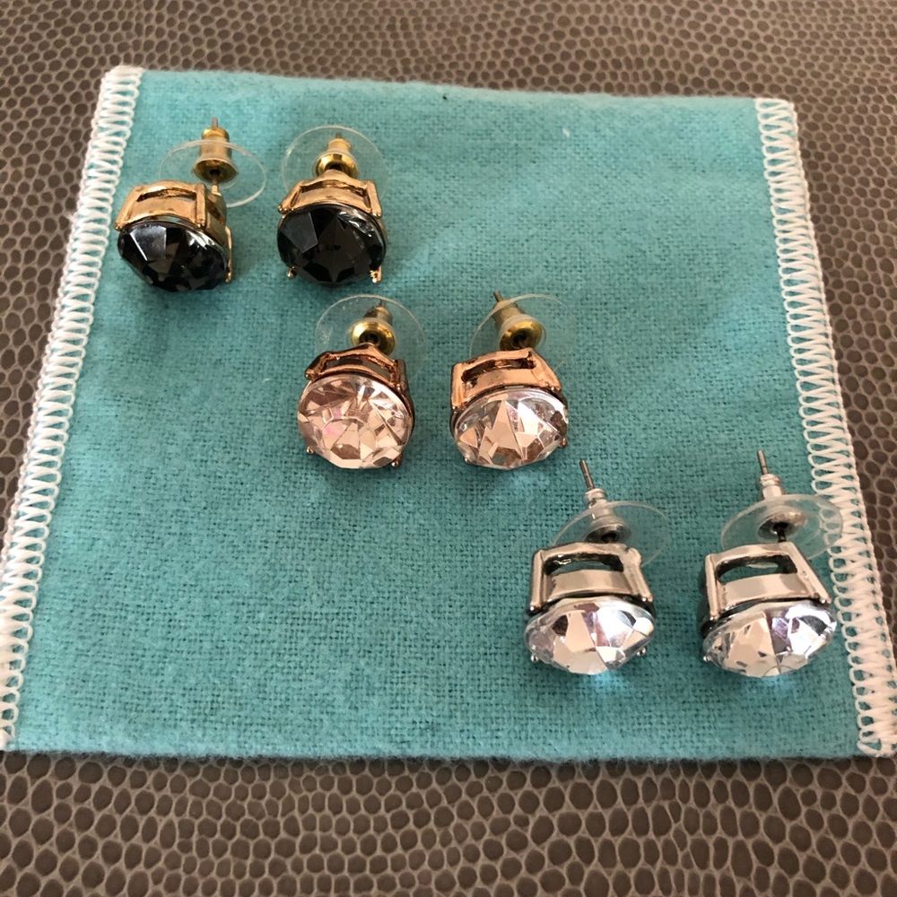Kate Spade Studs - 3 pairs